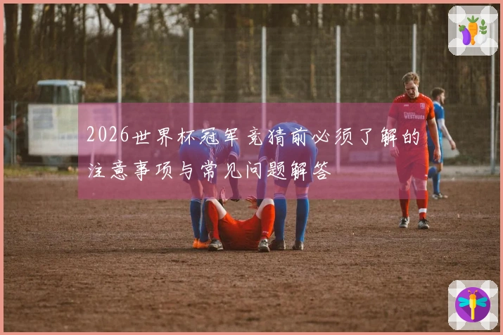 2026世界杯冠军竞猜前必须了解的注意事项与常见问题解答